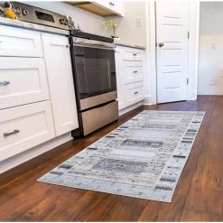 Cheapest 🛒 Positano Collection Capri Ivory 2 ft. x 7 ft. Tribal Runner Rug by Concord Global Trading ⌛ -Unique Loom Shop ivory concord global trading area rugs 32522 c3 1000