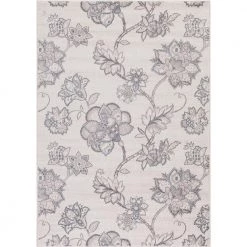 Hot Sale 💯 Lara Floral Harmony Ivory 7 ft. x 9 ft. Area Rug by Concord Global Trading 🎁