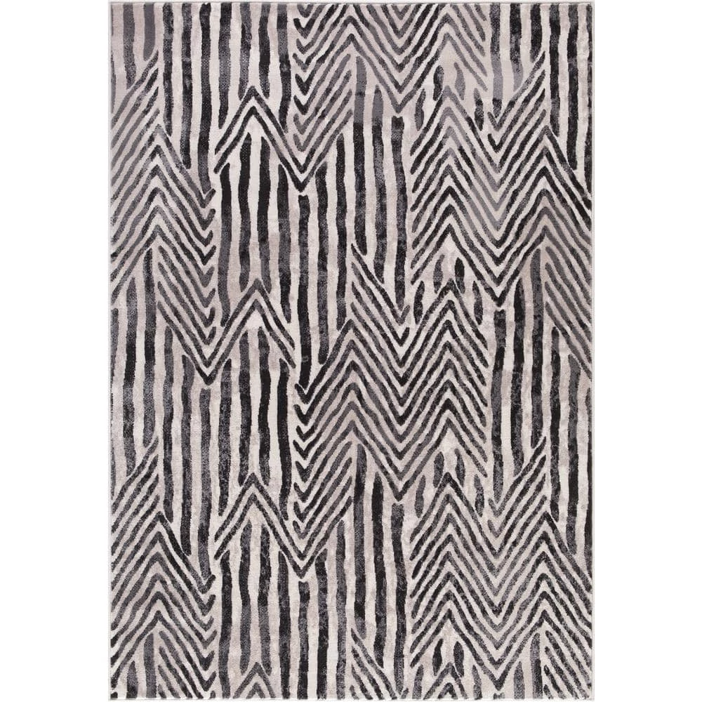 Discount ๐ฅ Lara Dancing Ivory 8 ft. x 11 ft. Stripes Area Rug by Concord Global Trading ๐ฅฐ 3 Discount ๐ฅ Lara Dancing Ivory 8 ft. x 11 ft. Stripes Area Rug by Concord Global Trading ๐ฅฐ