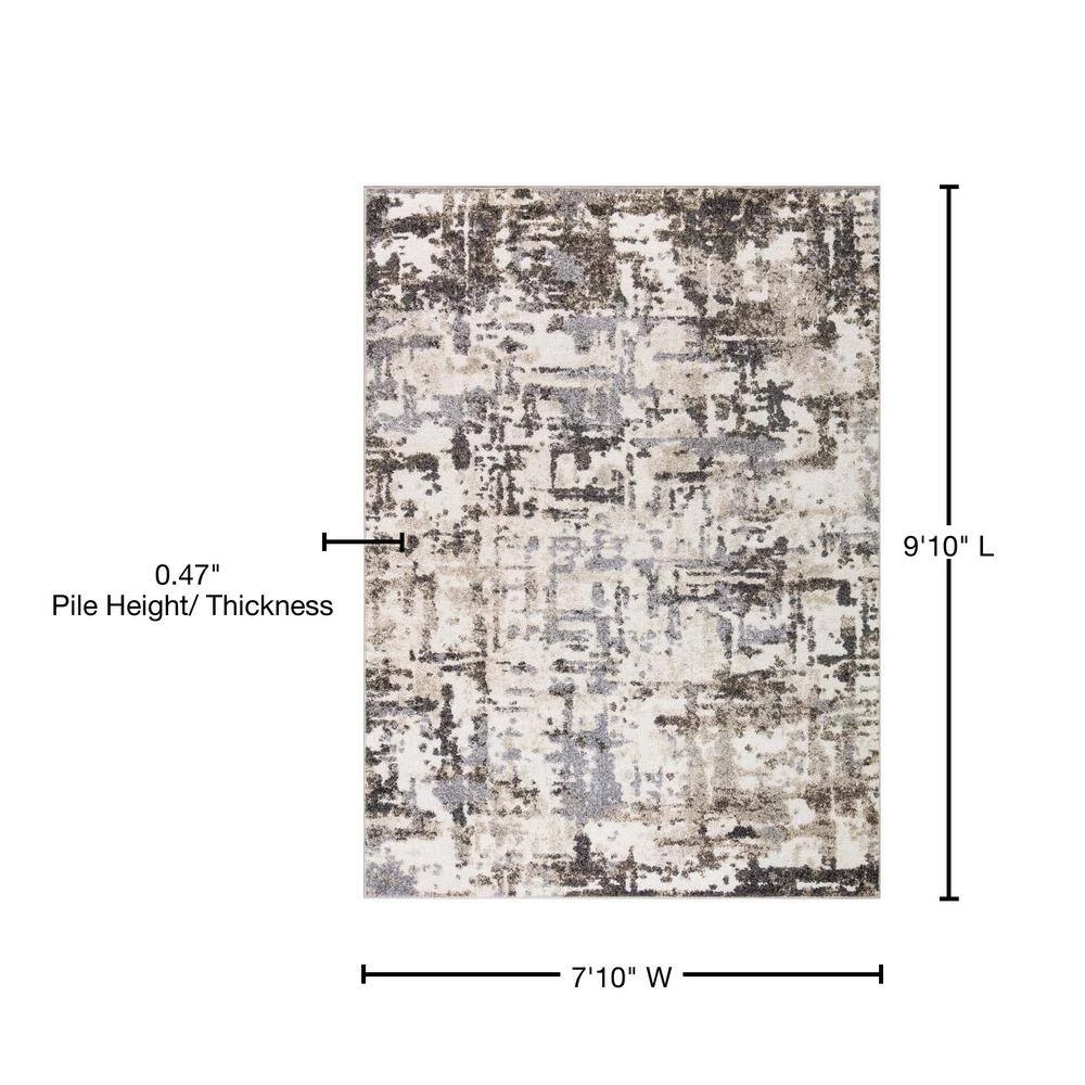 Wholesale 💯 Charlotte Collection Atlantis Ivory 7 ft. 10 in. x 9 ft. 10 in. Area Rug by Concord Global Trading 🔥 7 Wholesale 💯 Charlotte Collection Atlantis Ivory 7 ft. 10 in. x 9 ft. 10 in. Area Rug by Concord Global Trading 🔥 - Image 5