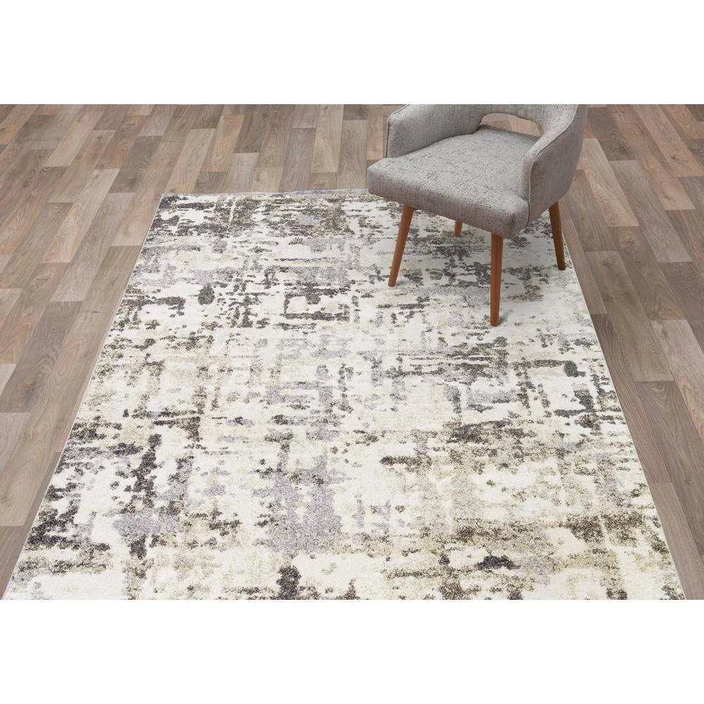 Wholesale 💯 Charlotte Collection Atlantis Ivory 7 ft. 10 in. x 9 ft. 10 in. Area Rug by Concord Global Trading 🔥 4 Wholesale 💯 Charlotte Collection Atlantis Ivory 7 ft. 10 in. x 9 ft. 10 in. Area Rug by Concord Global Trading 🔥 - Image 2