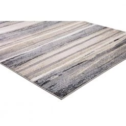 Promo ⭐ Charlotte Collection Retro Ivory 5 ft. 3 in. x 7 ft. 3 in. Area Rug by Concord Global Trading 🛒 -Unique Loom Shop ivory concord global trading area rugs 48425 44 1000