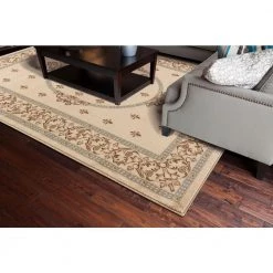 New ⌛ Jewel Fleur De Lys Medallion Ivory 8 ft. x 10 ft. Area Rug by Concord Global Trading 🔥 -Unique Loom Shop ivory concord global trading area rugs 63127 4f 1000