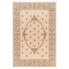 New ⌛ Jewel Fleur De Lys Medallion Ivory 8 ft. x 10 ft. Area Rug by Concord Global Trading 🔥 -Unique Loom Shop ivory concord global trading area rugs 63127 64 1000
