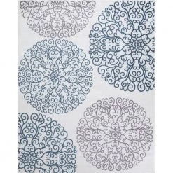 Buy ⌛ Madison Collection Vintage Ivory 7 ft. 10 in. x 9 ft. 10 in. Area Rug by Concord Global Trading ❤️