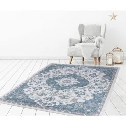 Buy 💯 Madison Collection Royal Medallion Ivory 5 ft. x 7 ft. Area Rug by Concord Global Trading 👍 -Unique Loom Shop ivory concord global trading area rugs 68125 1f 1000