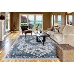 Buy 💯 Madison Collection Royal Medallion Ivory 5 ft. x 7 ft. Area Rug by Concord Global Trading 👍 -Unique Loom Shop ivory concord global trading area rugs 68125 44 1000