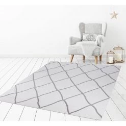 Outlet 🎁 Madison Collection Diamond Ivory 7 ft. 10 in. x 9 ft. 10 in. Area Rug by Concord Global Trading 👍 -Unique Loom Shop ivory concord global trading area rugs 68227 44 1000