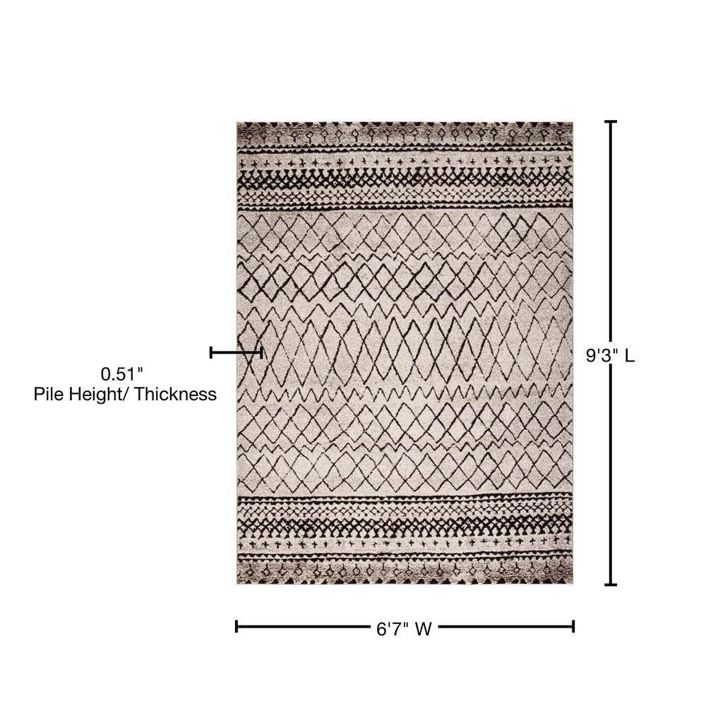 Deals โ๏ธ Diamond Vintage Ivory 7 ft. x 9 ft. Area Rug by Concord Global Trading ๐ 7 Deals โ๏ธ Diamond Vintage Ivory 7 ft. x 9 ft. Area Rug by Concord Global Trading ๐ - Image 5