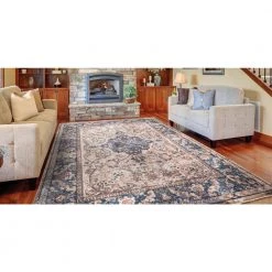 Best Sale ⌛ Pandora Collection Verona Ivory 5 ft. x 7 ft. Traditional Area Rug by Concord Global Trading 🌟 -Unique Loom Shop ivory concord global trading area rugs 80225 31 1000