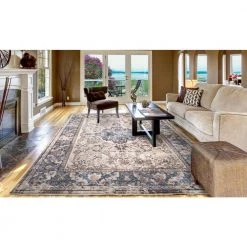 Best Sale ⌛ Pandora Collection Verona Ivory 5 ft. x 7 ft. Traditional Area Rug by Concord Global Trading 🌟 -Unique Loom Shop ivory concord global trading area rugs 80225 c3 1000