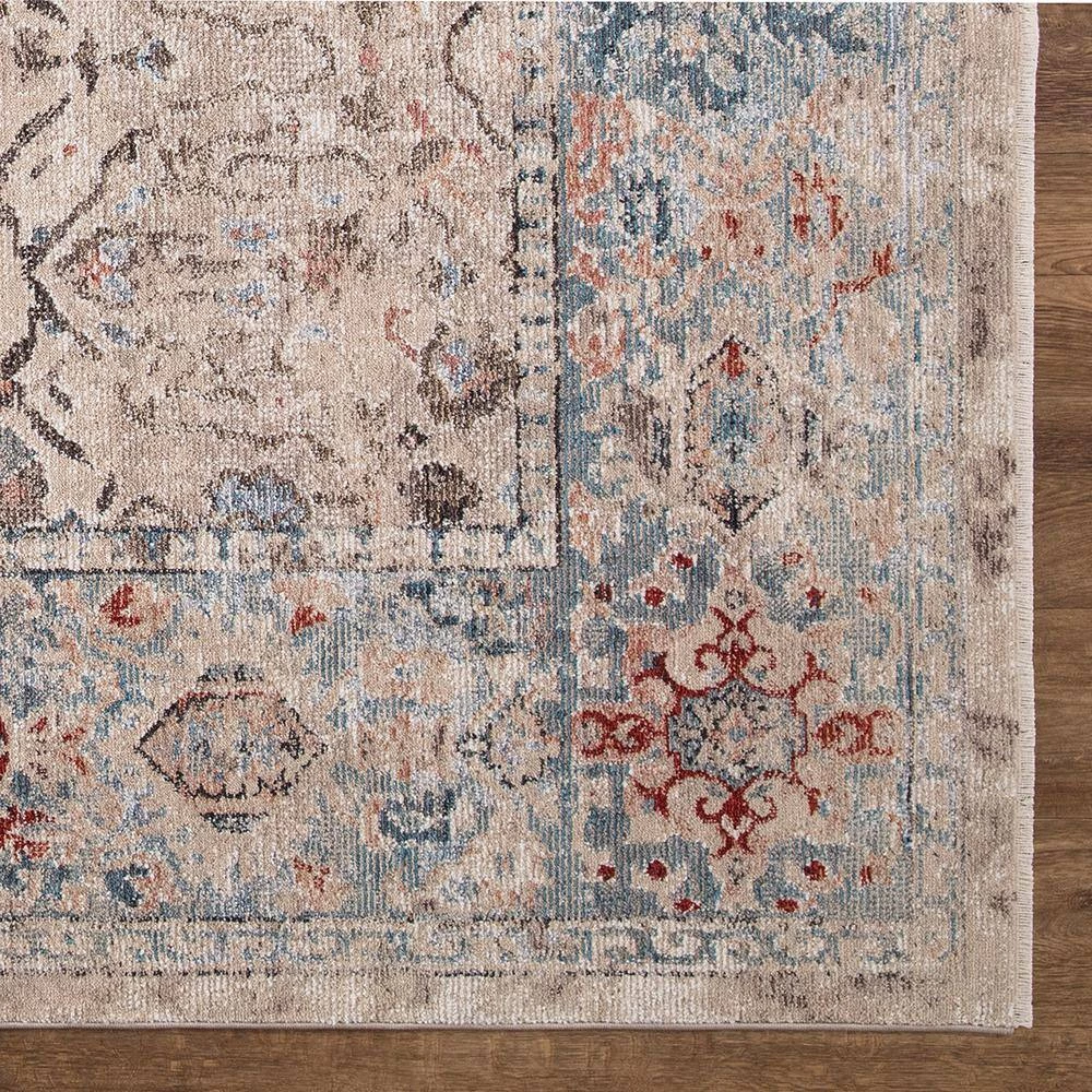 New 🔥 Pandora Collection Kashmir Ivory 8 ft. x 11 ft. Traditional Area Rug by Concord Global Trading 🥰 5 New 🔥 Pandora Collection Kashmir Ivory 8 ft. x 11 ft. Traditional Area Rug by Concord Global Trading 🥰 - Image 3