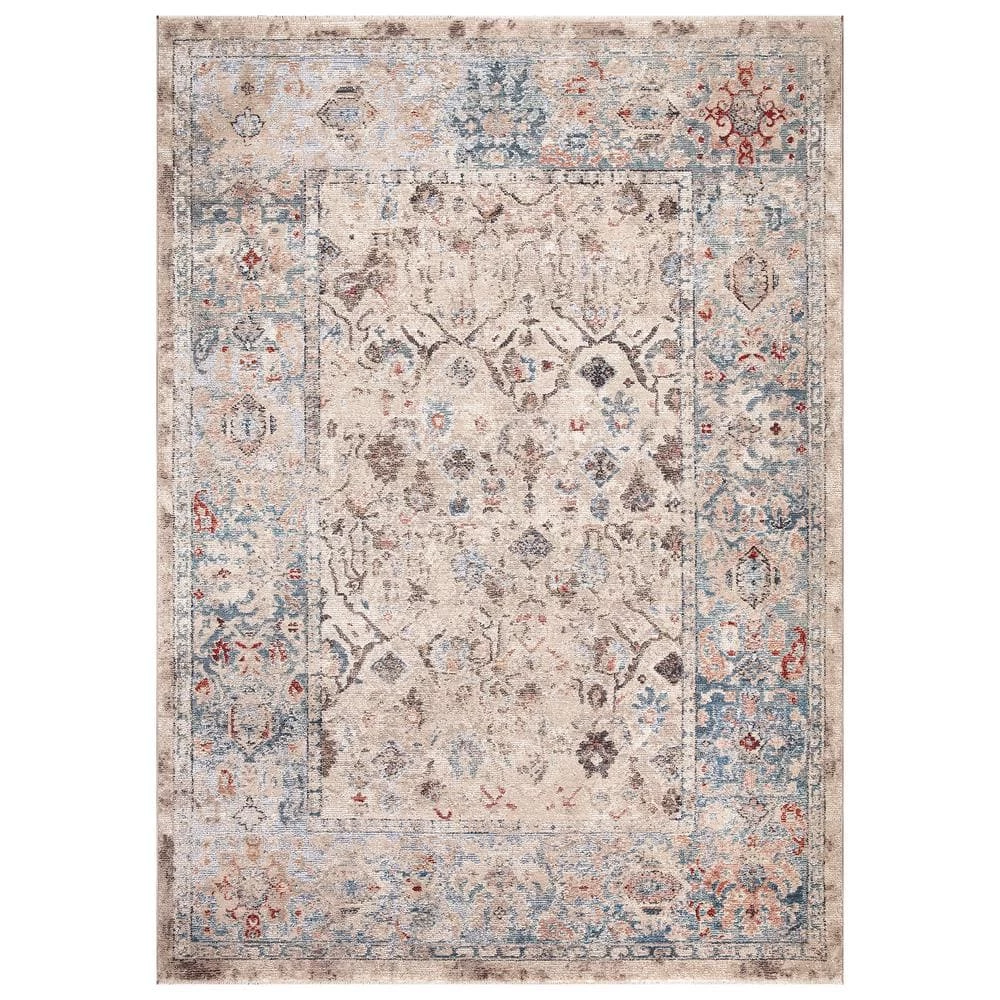 New 🔥 Pandora Collection Kashmir Ivory 8 ft. x 11 ft. Traditional Area Rug by Concord Global Trading 🥰 3 New 🔥 Pandora Collection Kashmir Ivory 8 ft. x 11 ft. Traditional Area Rug by Concord Global Trading 🥰