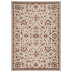 Coupon ⭐ Chester Oushak Ivory 3 ft. x 5 ft. Area Rug by Concord Global Trading 🤩