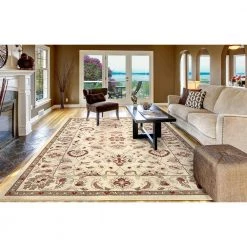 Coupon ⭐ Chester Oushak Ivory 3 ft. x 5 ft. Area Rug by Concord Global Trading 🤩 -Unique Loom Shop ivory concord global trading area rugs 97024 c3 1000