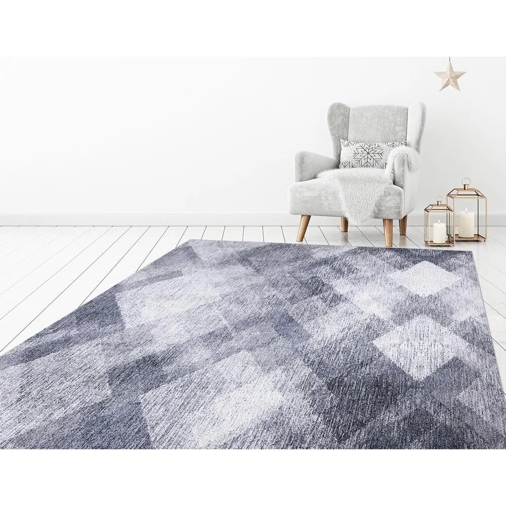 Buy 🛒 Genoa Ivory/Gray 8 ft. x 10 ft. Geometric Area Rug by Concord Global Trading ⭐ 6 Buy 🛒 Genoa Ivory/Gray 8 ft. x 10 ft. Geometric Area Rug by Concord Global Trading ⭐ - Image 4