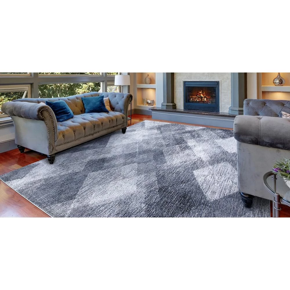 Buy 🛒 Genoa Ivory/Gray 8 ft. x 10 ft. Geometric Area Rug by Concord Global Trading ⭐ 4 Buy 🛒 Genoa Ivory/Gray 8 ft. x 10 ft. Geometric Area Rug by Concord Global Trading ⭐ - Image 2