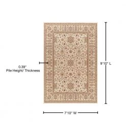 Best reviews of ๐ Jewel Voysey Ivory-Tonel 8 ft. x 10 ft. Area Rug by Concord Global Trading ๐คฉ 13 Best reviews of ๐ Jewel Voysey Ivory-Tonel 8 ft. x 10 ft. Area Rug by Concord Global Trading ๐คฉ -Unique Loom Shop ivory tonel concord global trading area rugs 49017 76 1000