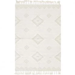 New 🎉 Mesa Ivory 6 ft. x 9 ft. Area Rug by Unique Loom 🔥