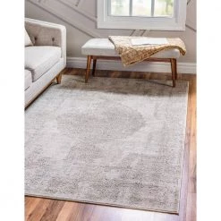 Discount ✔️ Portland Woodburn Ivory 10 ft. x 14 ft. Area Rug by Unique Loom 👍 -Unique Loom Shop ivory unique loom area rugs 3147356 31 1000