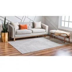 Discount ✔️ Portland Woodburn Ivory 10 ft. x 14 ft. Area Rug by Unique Loom 👍 -Unique Loom Shop ivory unique loom area rugs 3147356 c3 1000