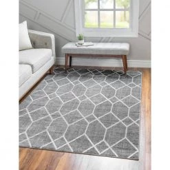 Wholesale ๐ฅ Matrix Trellis Deco Gray 9 ft. 10 in. x 14 ft. Area Rug by Unique Loom ๐ 19 Wholesale ๐ฅ Matrix Trellis Deco Gray 9 ft. 10 in. x 14 ft. Area Rug by Unique Loom ๐ -Unique Loom Shop ivory unique loom area rugs 3149071 31 1000