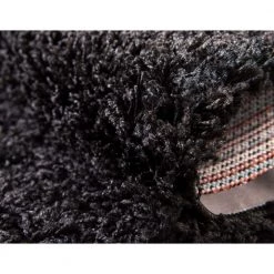 Outlet ✨ Solid Shag Jet Black 8 ft. x 10 ft. Area Rug by Unique Loom 🎁 -Unique Loom Shop jet black unique loom area rugs 3136667 fa 1000