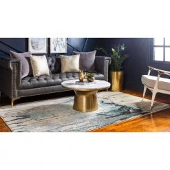 Brand new 😀 Estrella Sebastia Light Blue 10' 6 x 16' 5 Area Rug by Unique Loom 🔥 -Unique Loom Shop light blue unique loom area rugs 3119575 1f 1000