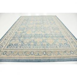 Outlet 🔥 Salzburg Kasern Light Blue 9' 0 x 12' 0 Area Rug by Unique Loom 👏 -Unique Loom Shop light blue unique loom area rugs 3124875 a0 1000