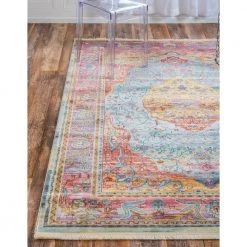 Coupon 🎁 Baracoa Miramar Multi 10' 0 x 13' 0 Area Rug by Unique Loom 💯 -Unique Loom Shop light blue unique loom area rugs 3139554 77 1000