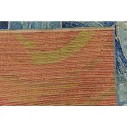 Buy ✨ Outdoor Rippling Light Blue 10' 0 x 12' 0 Area Rug by Unique Loom 🔔 -Unique Loom Shop light blue unique loom outdoor rugs 3138556 1d 1000