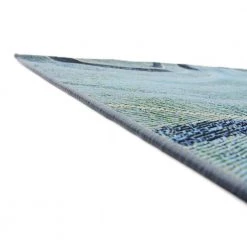 Buy ✨ Outdoor Rippling Light Blue 10' 0 x 12' 0 Area Rug by Unique Loom 🔔 -Unique Loom Shop light blue unique loom outdoor rugs 3138556 1f 1000