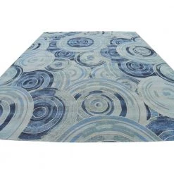 Buy ✨ Outdoor Rippling Light Blue 10' 0 x 12' 0 Area Rug by Unique Loom 🔔 -Unique Loom Shop light blue unique loom outdoor rugs 3138556 a0 1000
