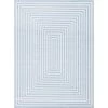 Best deal 😀 Sabrina Soto Light Blue 9 ft. x 12 ft. Prescott Indoor/Outdoor Area Rug by Unique Loom ❤️