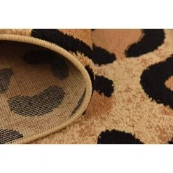 Deals 🔔 Wildlife Leopard Light Brown 9' 0 x 12' 0 Area Rug by Unique Loom 💯 -Unique Loom Shop light brown unique loom area rugs 3125059 66 1000