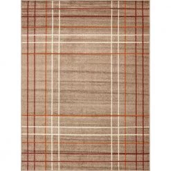 Best Pirce ๐ Autumn Heritage Light Brown 9' 0 x 12' 0 Area Rug by Unique Loom ๐ฅฐ