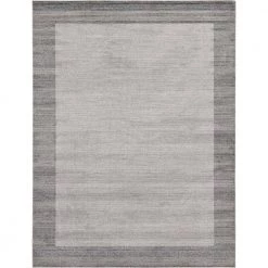 Best deal 🎁 Del Mar Abigail Light Gray 9' 0 x 12' 0 Area Rug by Unique Loom 😀