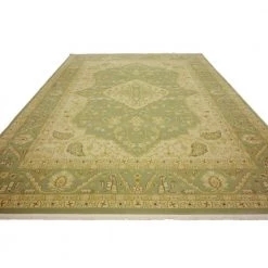 Promo 🔔 Edinburgh Daisy Light Green 9' 0 x 12' 0 Area Rug by Unique Loom 👍 -Unique Loom Shop light green unique loom area rugs 3117879 a0 1000