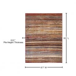 Top 10 🎁 Diamond Solstice Multi 7 ft. x 9 ft. Area Rug by Concord Global Trading 🔔 -Unique Loom Shop multi colored concord global trading area rugs 74336 76 1000