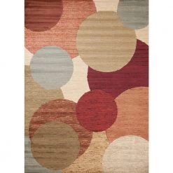 Buy ⭐ Soho Rounds Multi 5 ft. x 7 ft. Area Rug by Concord Global Trading 💯
