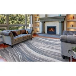 Discount 🎁 Jefferson Collection Marble Stripes Multi 5 ft. x 7 ft. Area Rug by Concord Global Trading 😍 -Unique Loom Shop multi concord global trading area rugs 69465 1f 1000