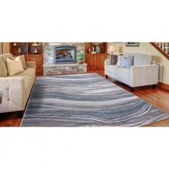 Discount 🎁 Jefferson Collection Marble Stripes Multi 5 ft. x 7 ft. Area Rug by Concord Global Trading 😍 -Unique Loom Shop multi concord global trading area rugs 69465 31 1000