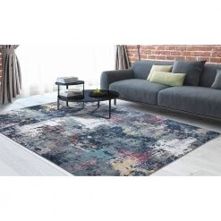 New ✨ Vintage Collection Aloha Multi 3 ft. x 4 ft. Abstract Area Rug by Concord Global Trading 👍 -Unique Loom Shop multi concord global trading area rugs 72163 c3 1000