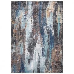 Outlet 🔥 Vintage Collection Victoria Multi 8 ft. x 11 ft. Abstract Area Rug by Concord Global Trading 😉