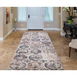 Best reviews of ❤️ Pandora Collection Moroccan Tiles Multi 2 ft. x 7 ft. Geometric Runner Rug by Concord Global Trading 🎁 -Unique Loom Shop multi concord global trading area rugs 80492 31 1000