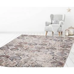 Best reviews of ❤️ Pandora Collection Moroccan Tiles Multi 2 ft. x 7 ft. Geometric Runner Rug by Concord Global Trading 🎁 -Unique Loom Shop multi concord global trading area rugs 80492 44 1000