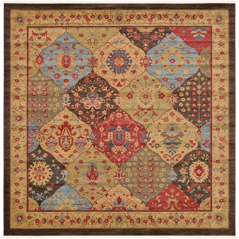 Discount ๐คฉ Edinburgh Tulip Multi 10' 0 x 10' 0 Square Rug by Unique Loom ๐ 3 Discount ๐คฉ Edinburgh Tulip Multi 10' 0 x 10' 0 Square Rug by Unique Loom ๐