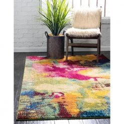 Best Sale 🧨 Estrella Barris Multi 7' 0 x 10' 0 Area Rug by Unique Loom 🎁 -Unique Loom Shop multi unique loom area rugs 3122592 31 1000