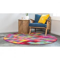 Outlet ⌛ Estrella Horta Multi 8' 0 x 8' 0 Round Rug by Unique Loom ❤️ 15 Outlet ⌛ Estrella Horta Multi 8' 0 x 8' 0 Round Rug by Unique Loom ❤️ -Unique Loom Shop multi unique loom area rugs 3122639 44 1000