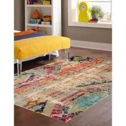 Discount 🥰 Sedona Yosemite Multi 8 ft. x 10 ft. Area Rug by Unique Loom 😍 -Unique Loom Shop multi unique loom area rugs 3137271 4f 1000